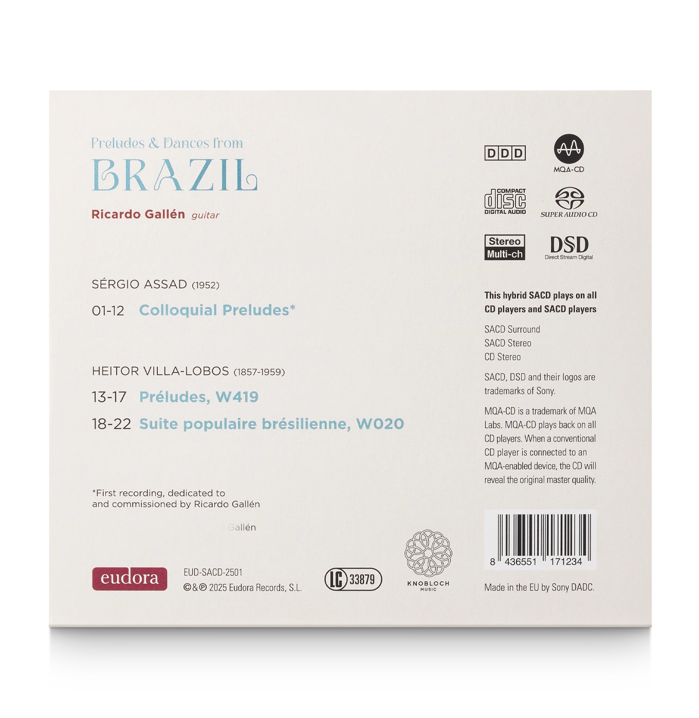 Preludes & Dances from Brazil - Ricardo Gallén